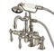 Kingston Brass CC6013T8 Clawfoot Tub Faucet with Hand Shower, Brushed Nickel CC6013T8 - alternate 1